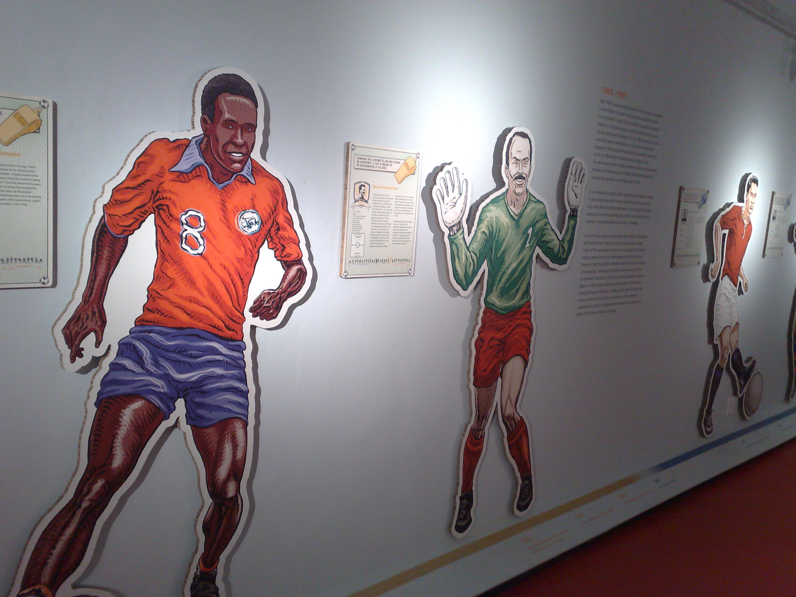 Offside exhibition - Offside exhibition at the District Six Museum, Cape Town.