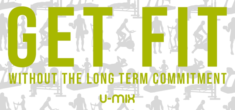 Get fit without the long term commitment gym advert