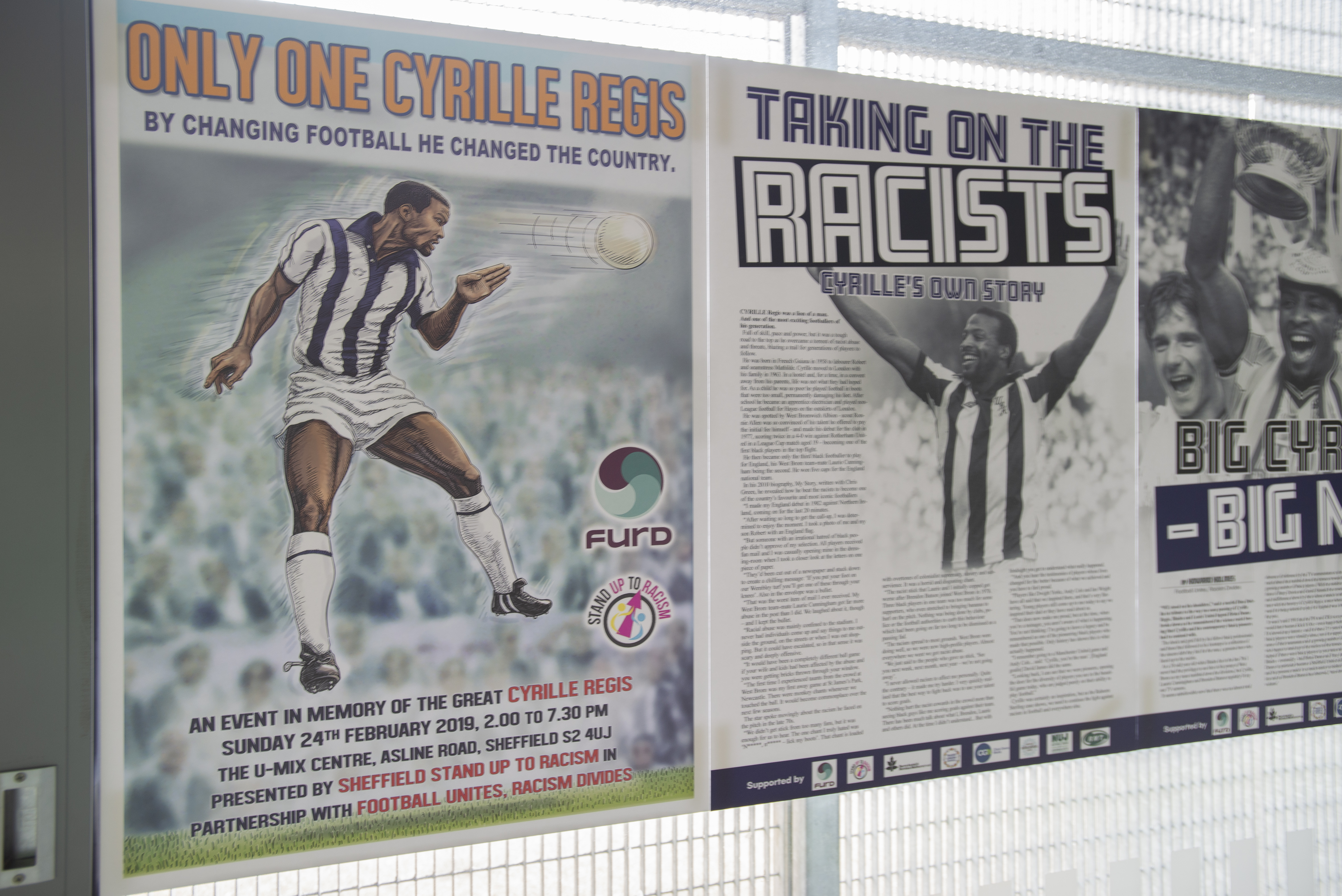 Only One Cyrille Regis - Exhibition panels