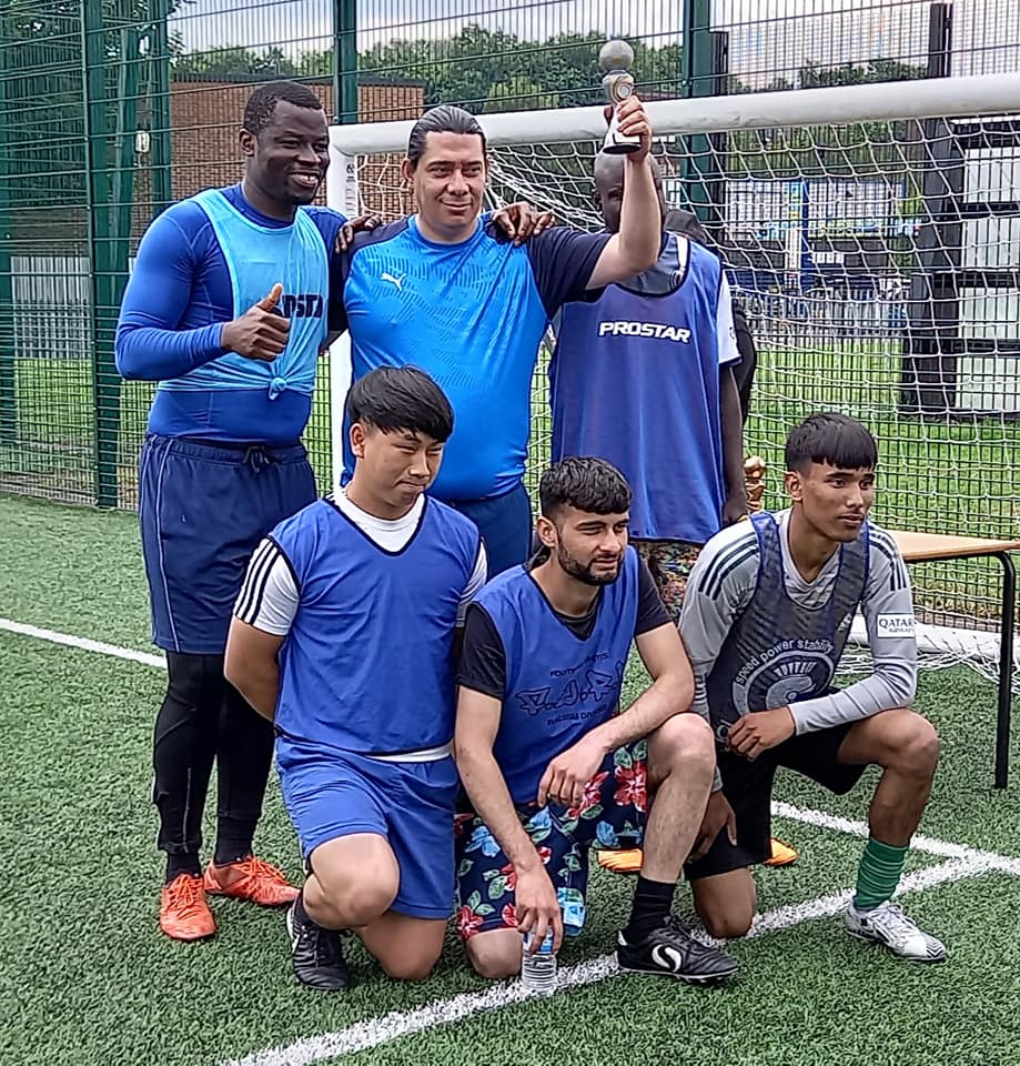 All nations runners-up Italy - All Nations Euros-themed tournament for the Belonging Group 30/6/21 - runners-up 