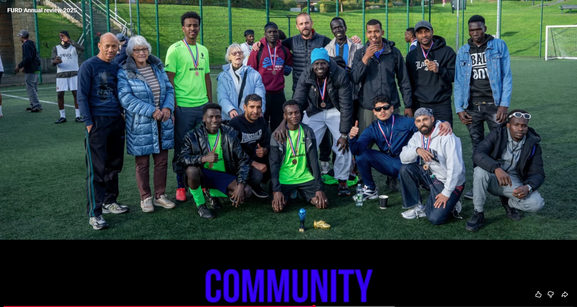 Screenshot from 2025 annual review film