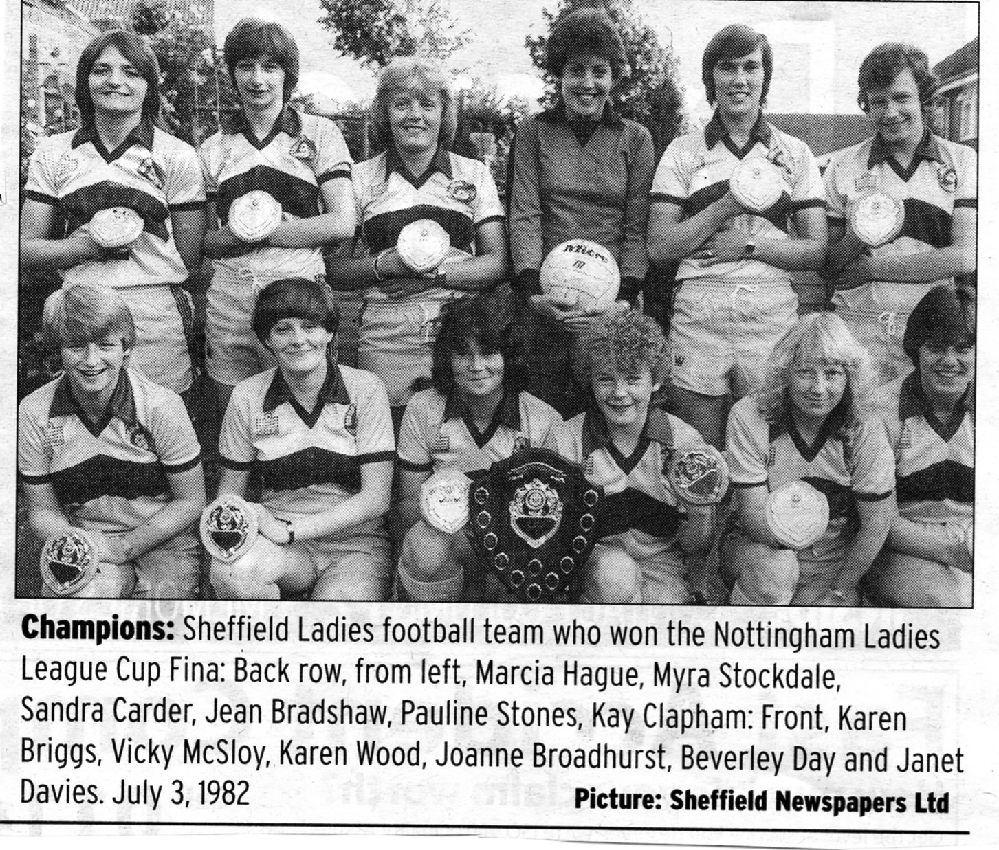 Sheffield Ladies 1982