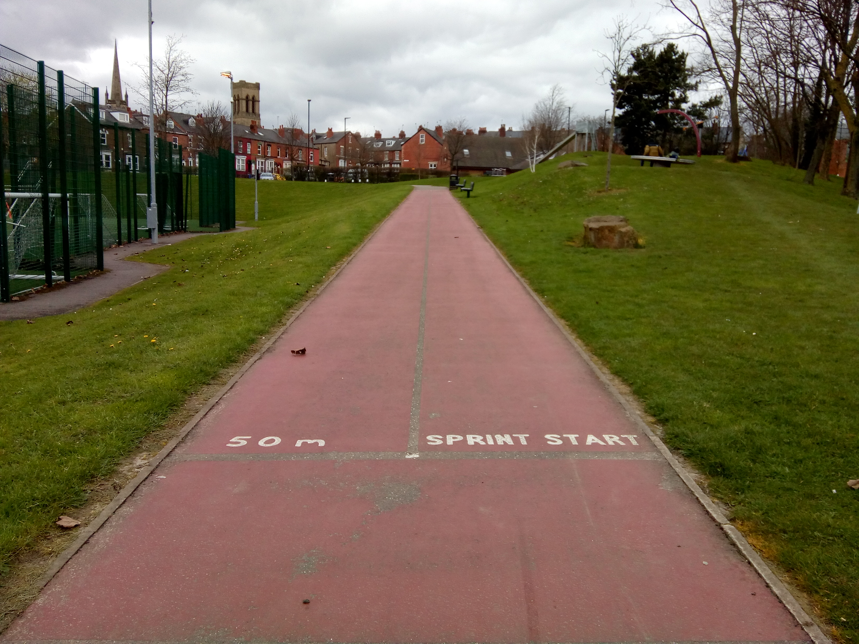 Lowfield Park running track