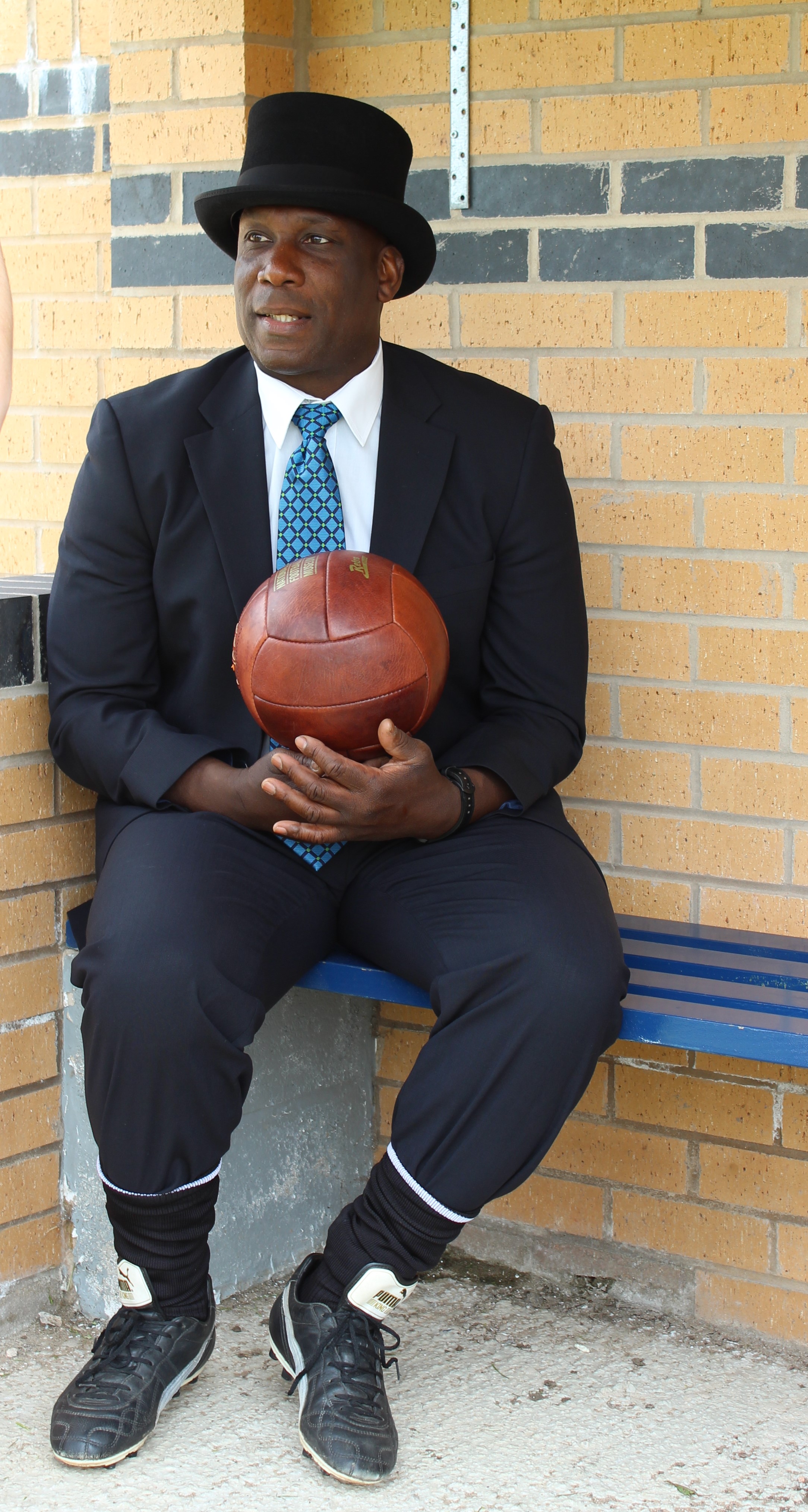Uriah Rennie at Hallam FC for Sheffield home of Football event, 2013 - Uriah Rennie at Hallam FC for Sheffield home of Football event, 2013