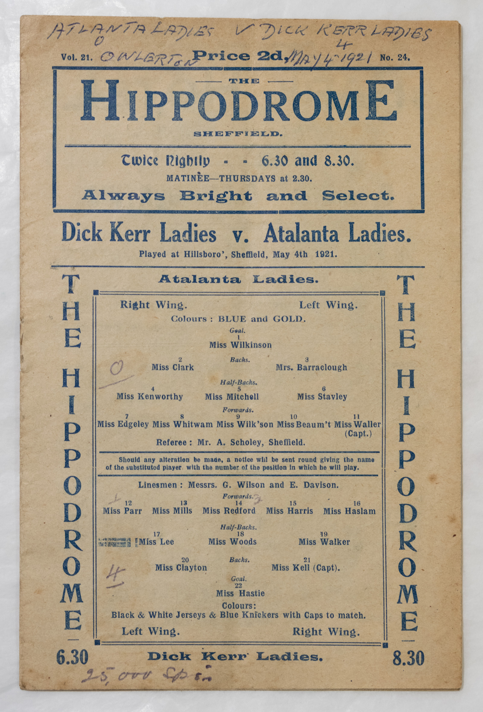 Stoppage Time film about women’s football in Sheffield before the 1921